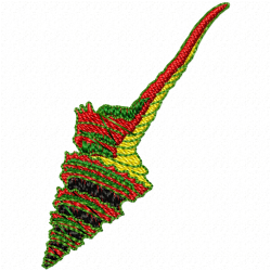 Seashell Embroidery Design 4 Seashell Embroidery Design 4